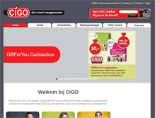 Tablet Screenshot of cigo.nl