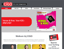 Tablet Screenshot of lucas.cigo.nl